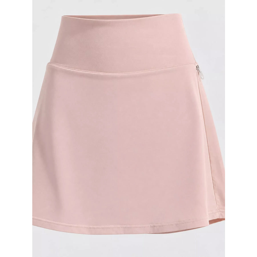 High-Waisted Pleated Active Skirt Apparel and Accessories