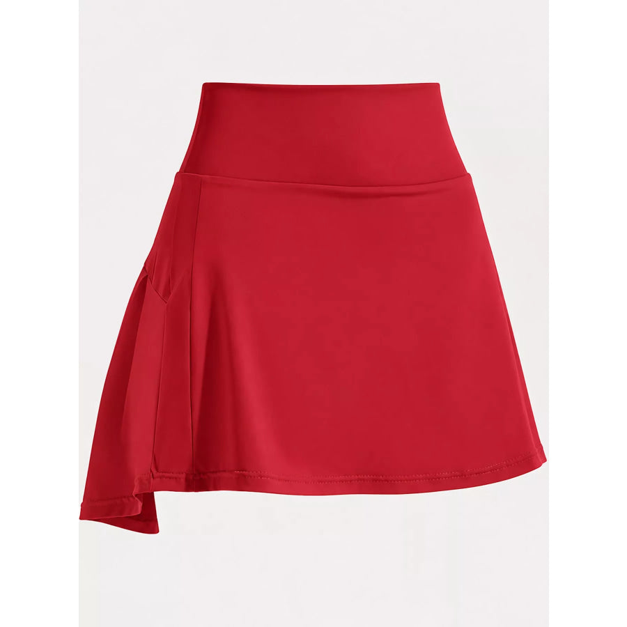 High-Waisted Pleated Active Skirt Apparel and Accessories