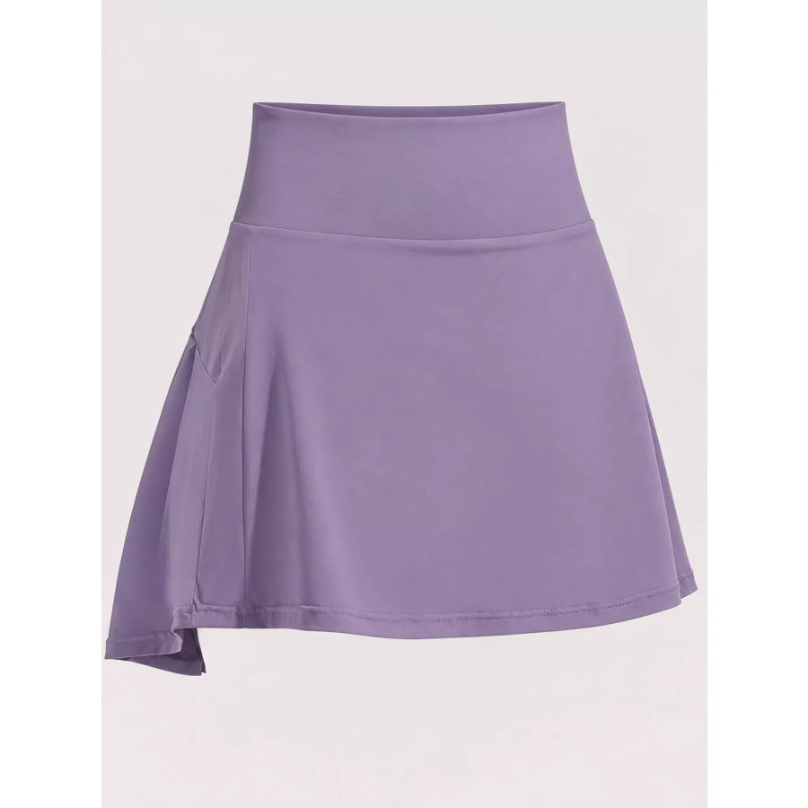 High-Waisted Pleated Active Skirt Apparel and Accessories