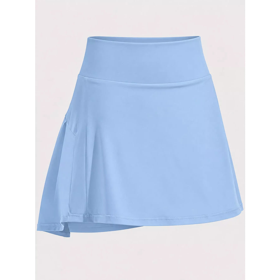 High-Waisted Pleated Active Skirt Apparel and Accessories
