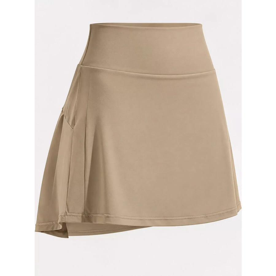 High-Waisted Pleated Active Skirt Apparel and Accessories