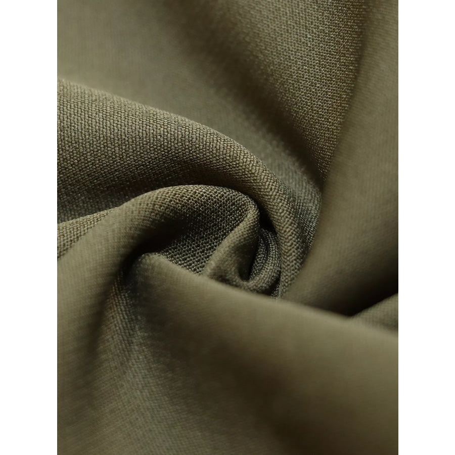 High-Waisted Pleated Pants Apparel and Accessories