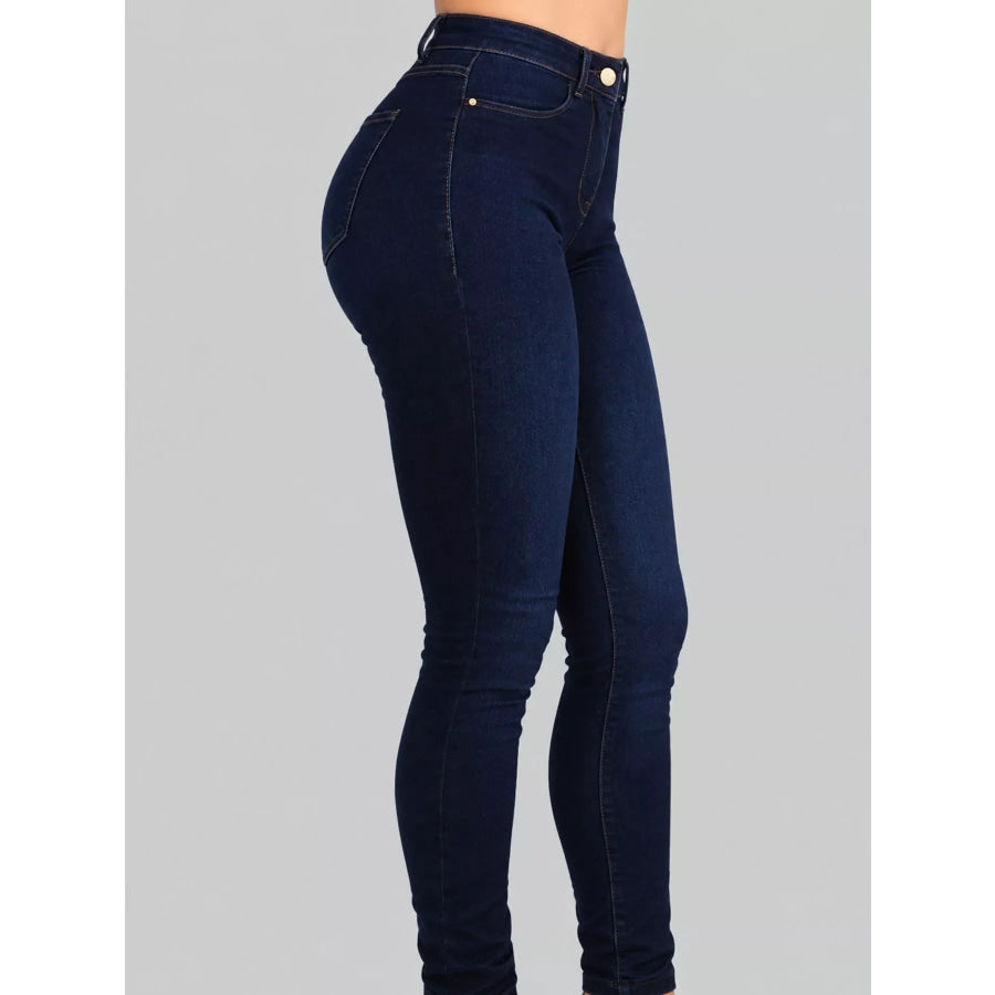 High-Waisted Sculpting Skinny Jeans Apparel and Accessories