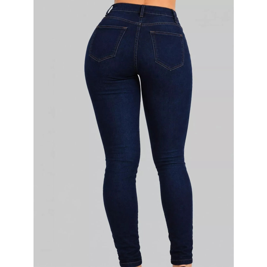 High-Waisted Sculpting Skinny Jeans Apparel and Accessories