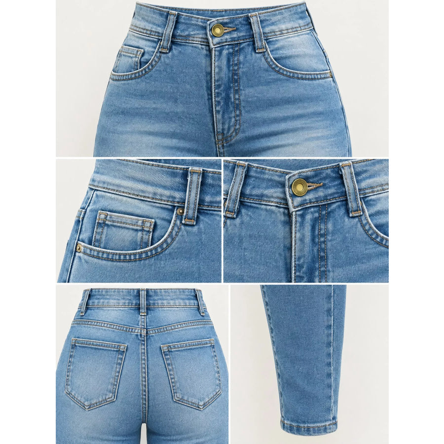 High-Waisted Sculpting Skinny Jeans Apparel and Accessories