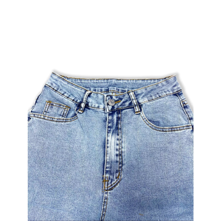 High-Waisted Skinny Jeans Apparel and Accessories