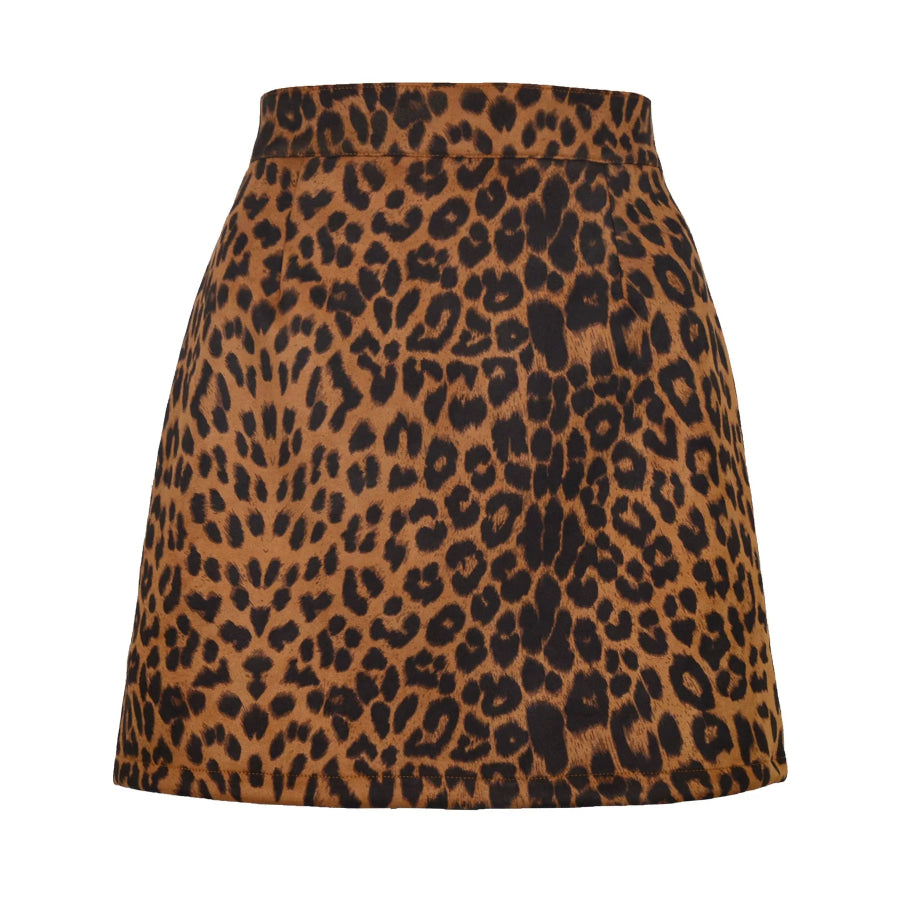 High-Waisted Slit Skirt Apparel and Accessories
