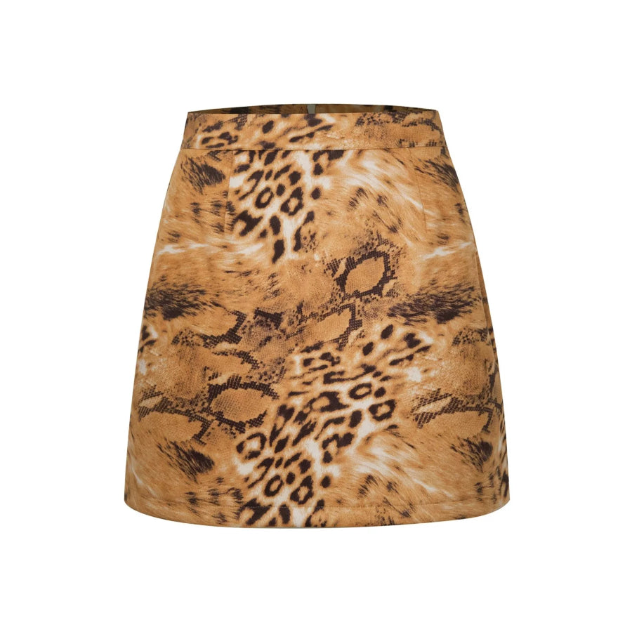 High-Waisted Slit Skirt Apparel and Accessories