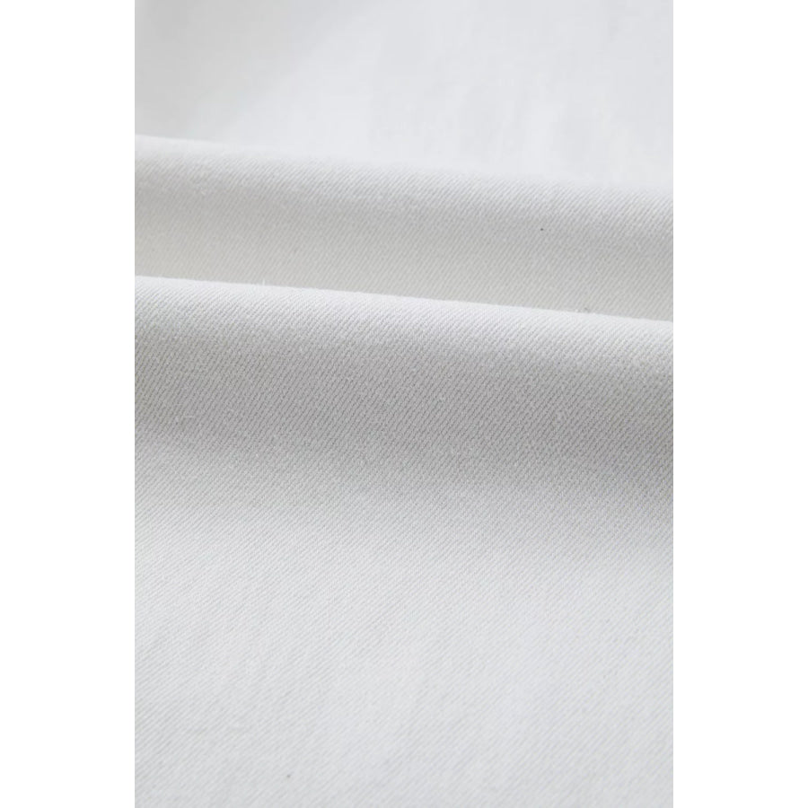 High-Waisted Straight Leg Jeans Apparel and Accessories