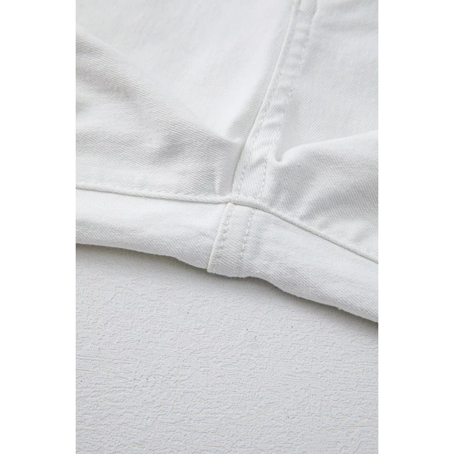 High-Waisted Straight Leg Jeans Apparel and Accessories