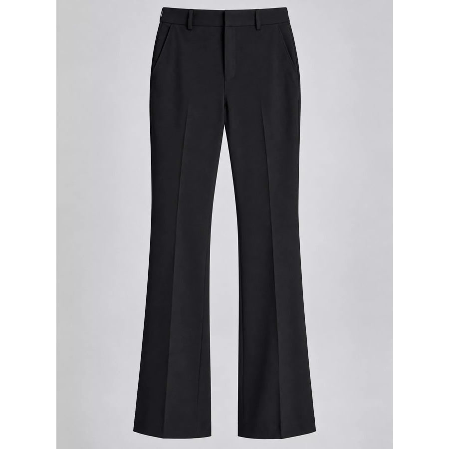 High-Waisted Straight-Leg Pants Apparel and Accessories