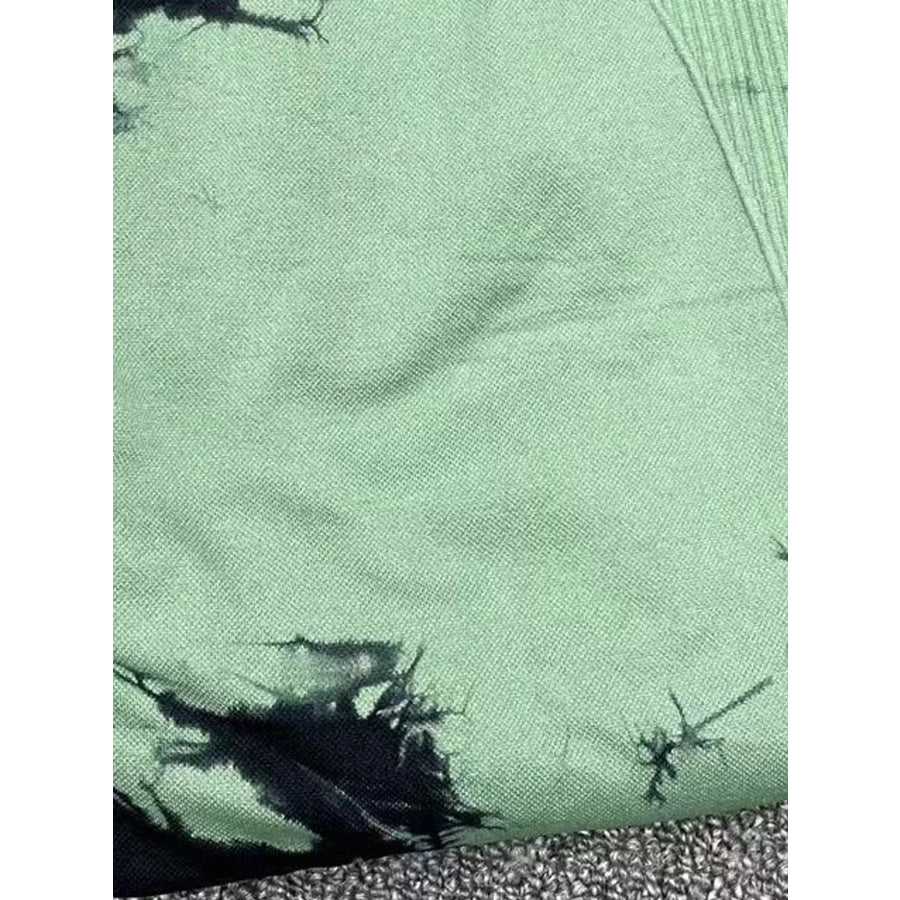 High-Waisted Tie Dye Seamless Active Leggings Apparel and Accessories