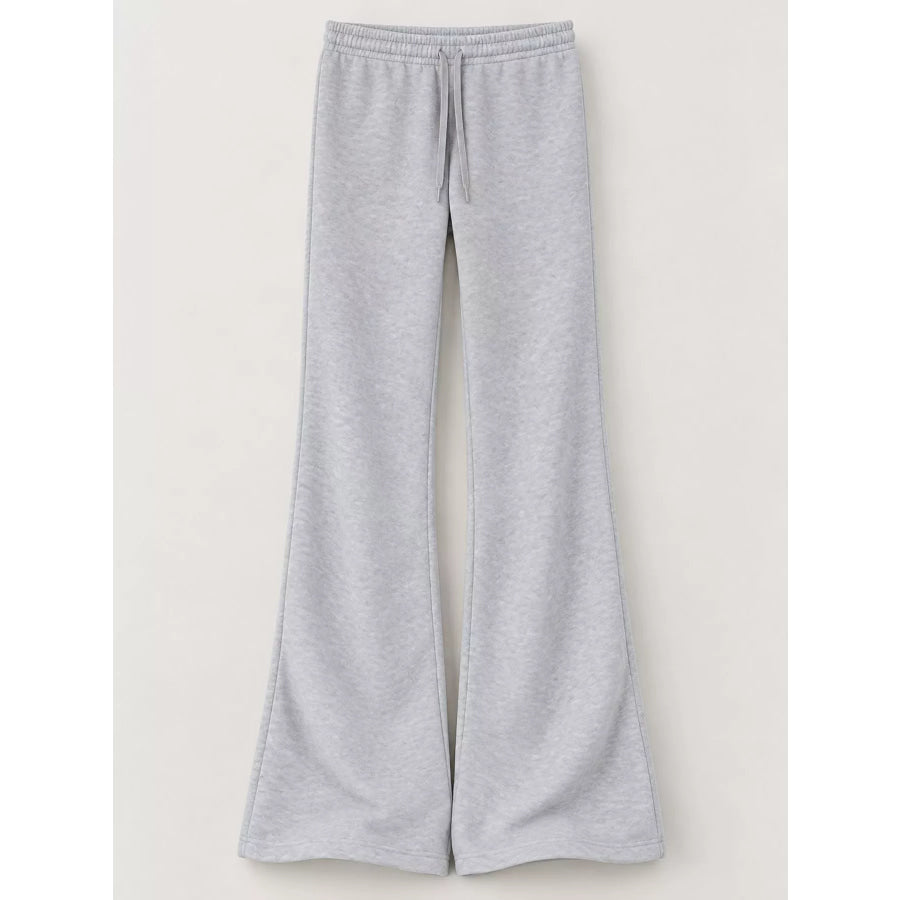 High-Waisted Wide-Leg Flare Pants Apparel and Accessories
