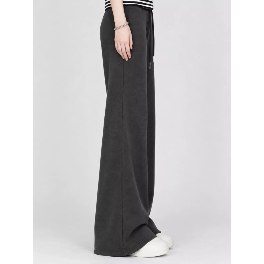 High-Waisted Wide-Leg Flare Pants Apparel and Accessories