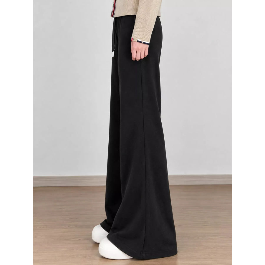 High-Waisted Wide-Leg Flare Pants Apparel and Accessories