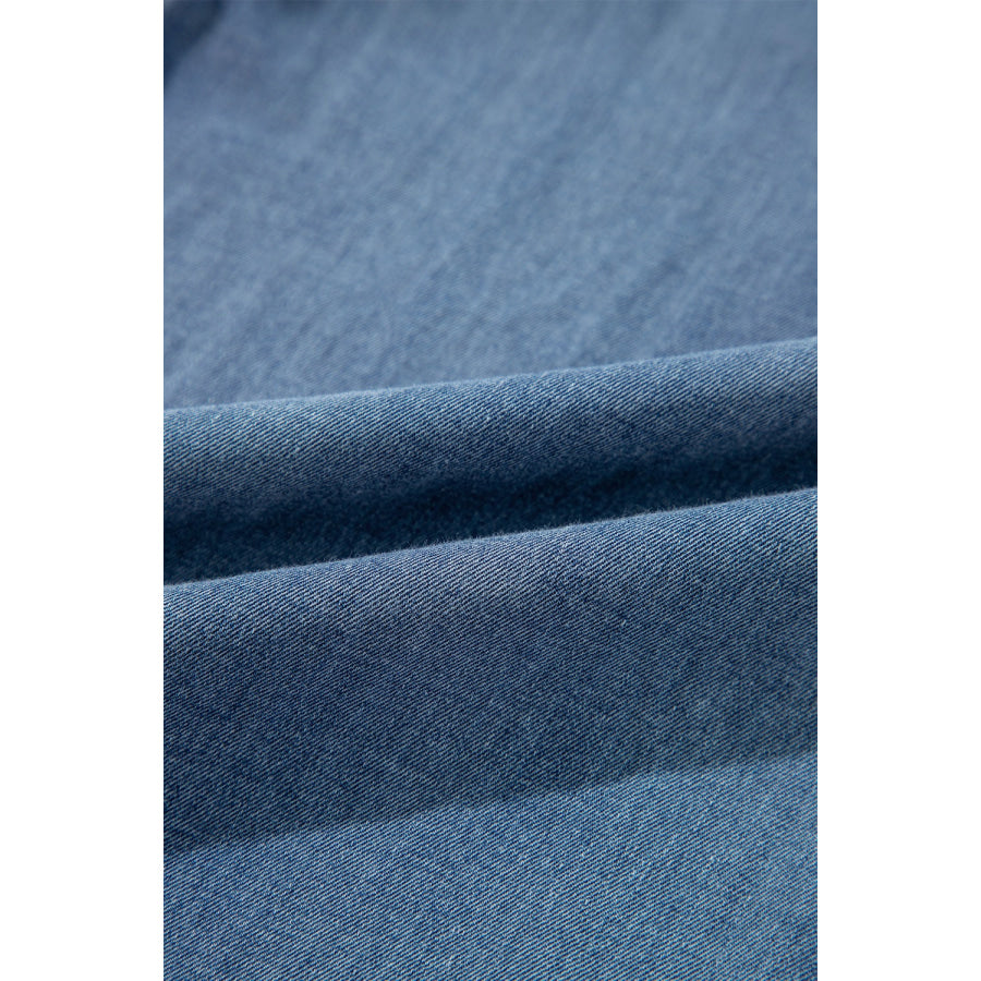 High-Waisted Wide-Leg Jeans Apparel and Accessories