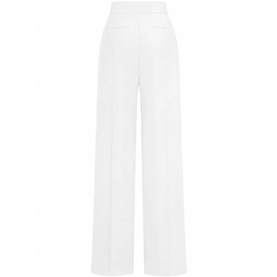 High-Waisted Wide-Leg Pants Apparel and Accessories