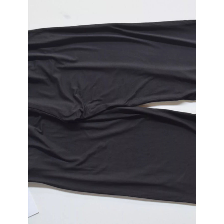 High-Waisted Wide-Leg Pants Apparel and Accessories