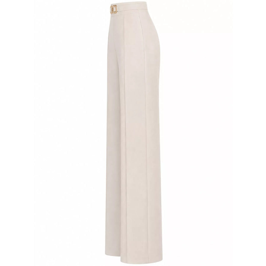 High-Waisted Wide-Leg Pants Apparel and Accessories