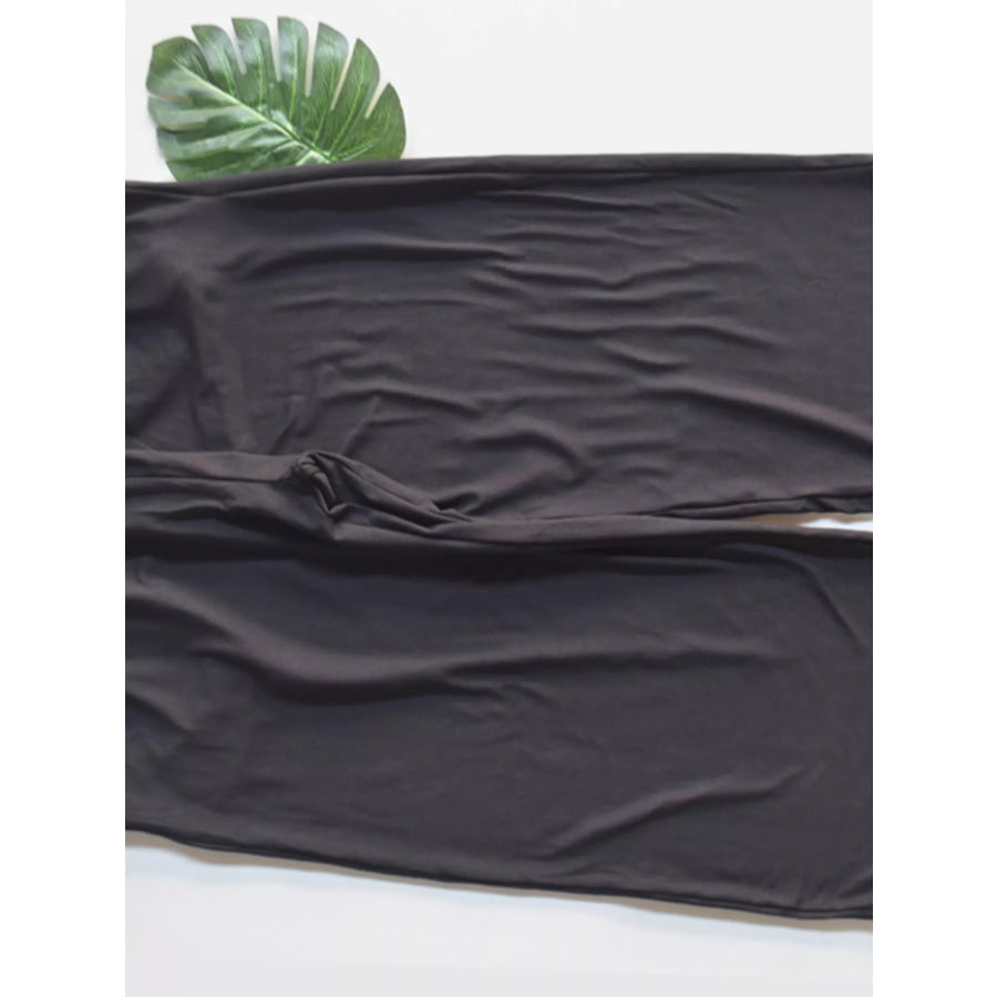 High-Waisted Wide-Leg Pants Apparel and Accessories