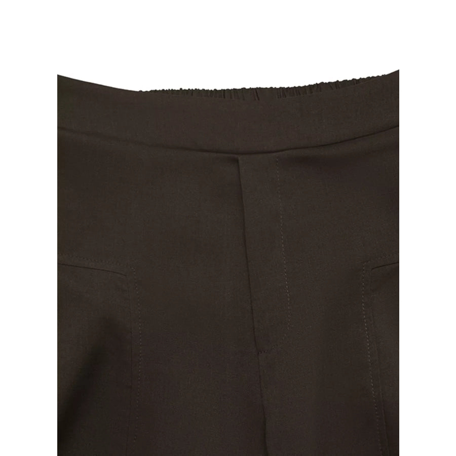 High-Waisted Wide-Leg Pants Apparel and Accessories