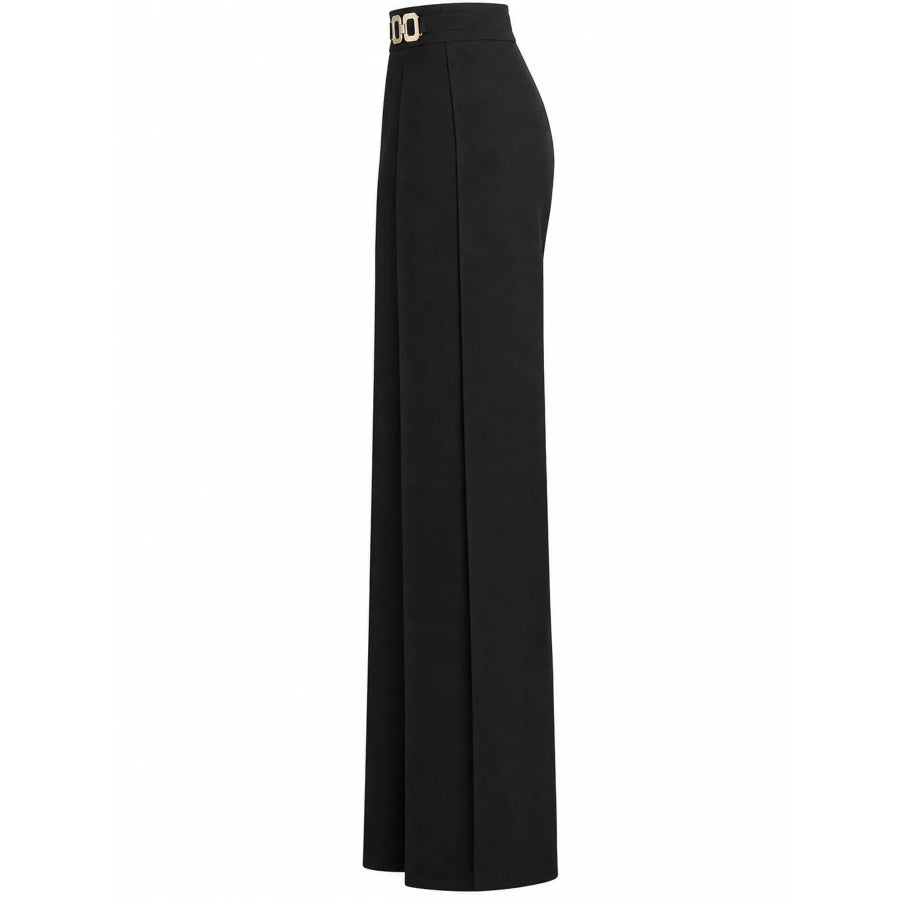 High-Waisted Wide-Leg Pants Apparel and Accessories