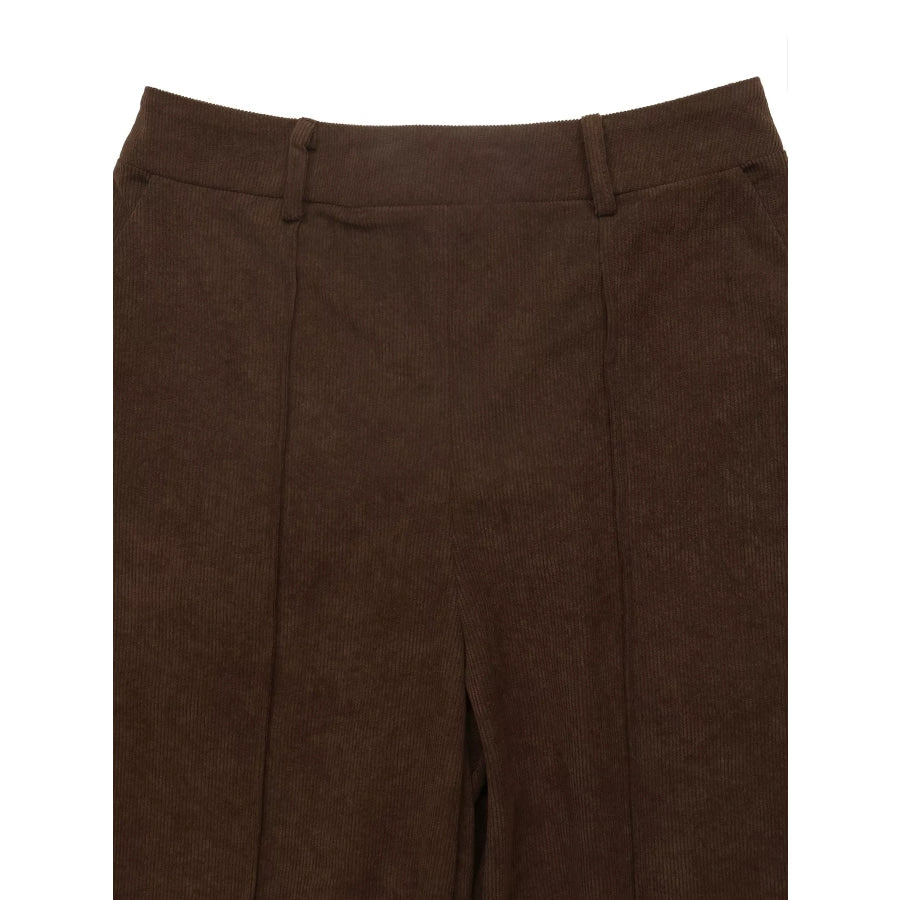 High-Waisted Wide-Leg Pants Apparel and Accessories