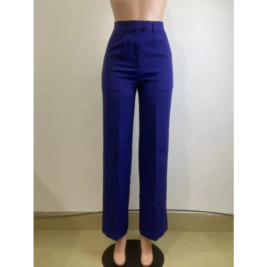 High-Waisted Wide-Leg Pants Apparel and Accessories