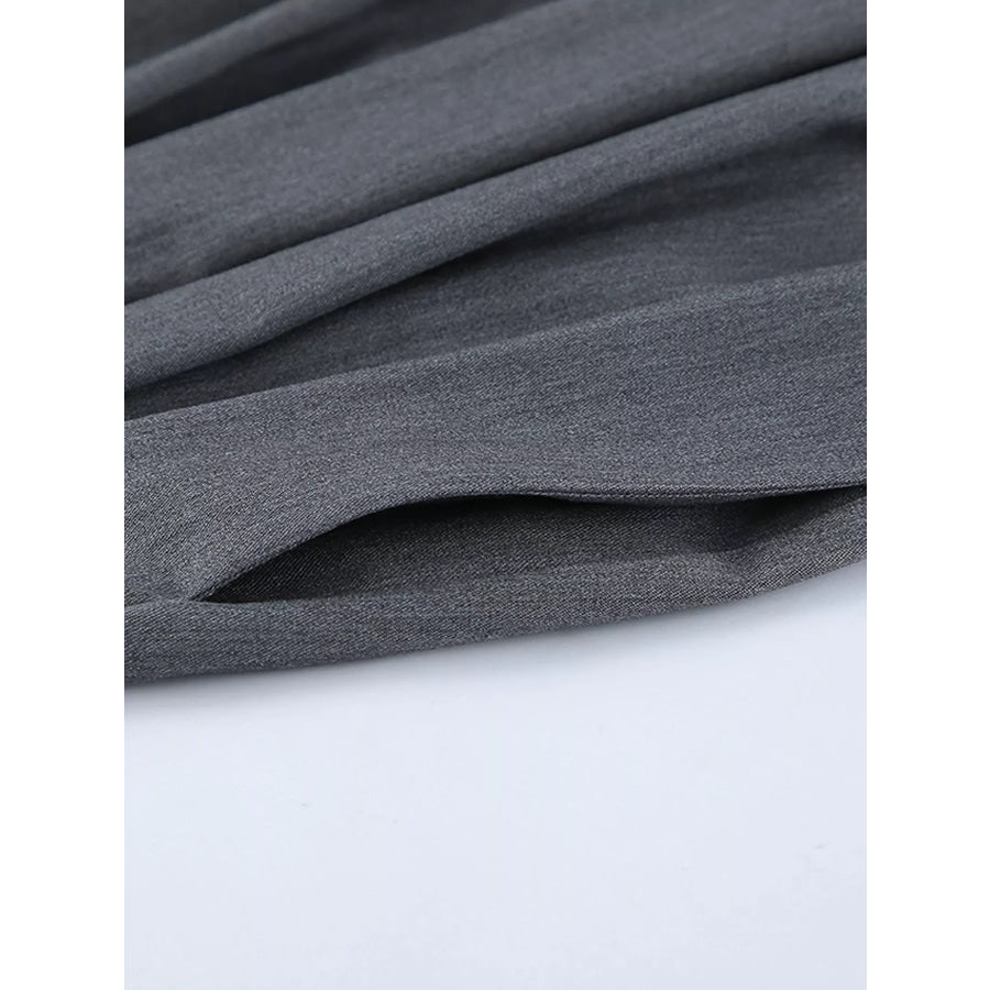 High-Waisted Wide-Leg Pleated Pants Apparel and Accessories
