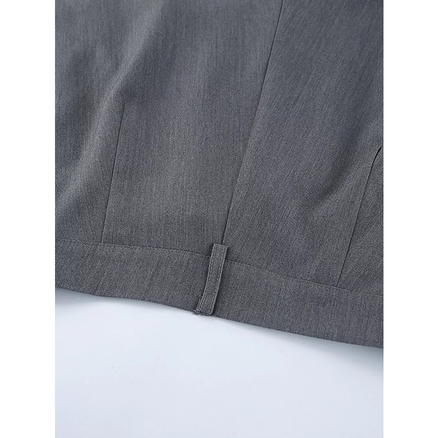 High-Waisted Wide-Leg Pleated Pants Apparel and Accessories
