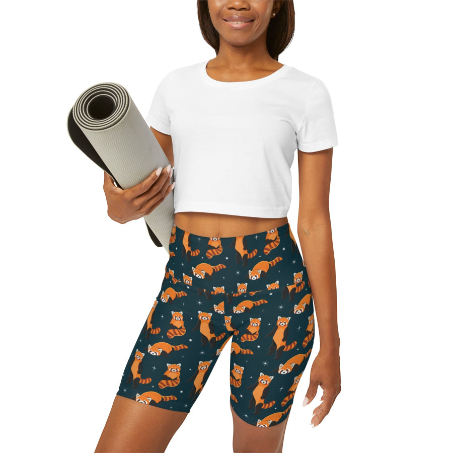 High Waisted Yoga Shorts (AOP) All Over Prints