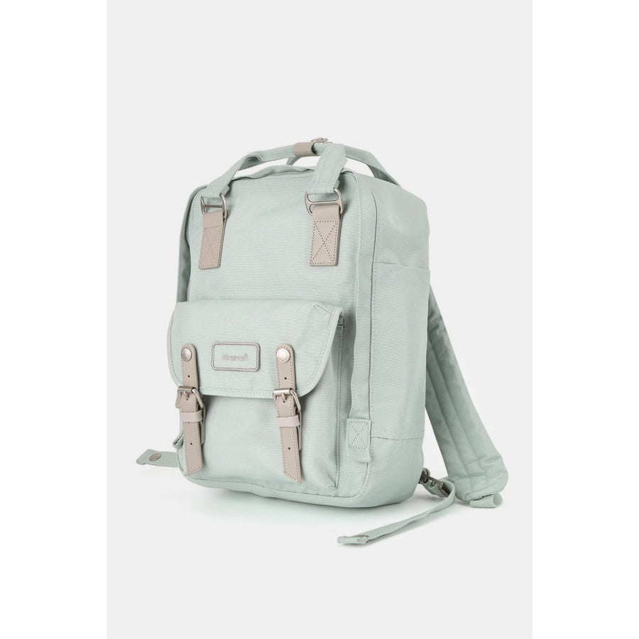 Himawari Contrast Water and Scratch-Resistant Nylon Backpack Bag Apparel and Accessories