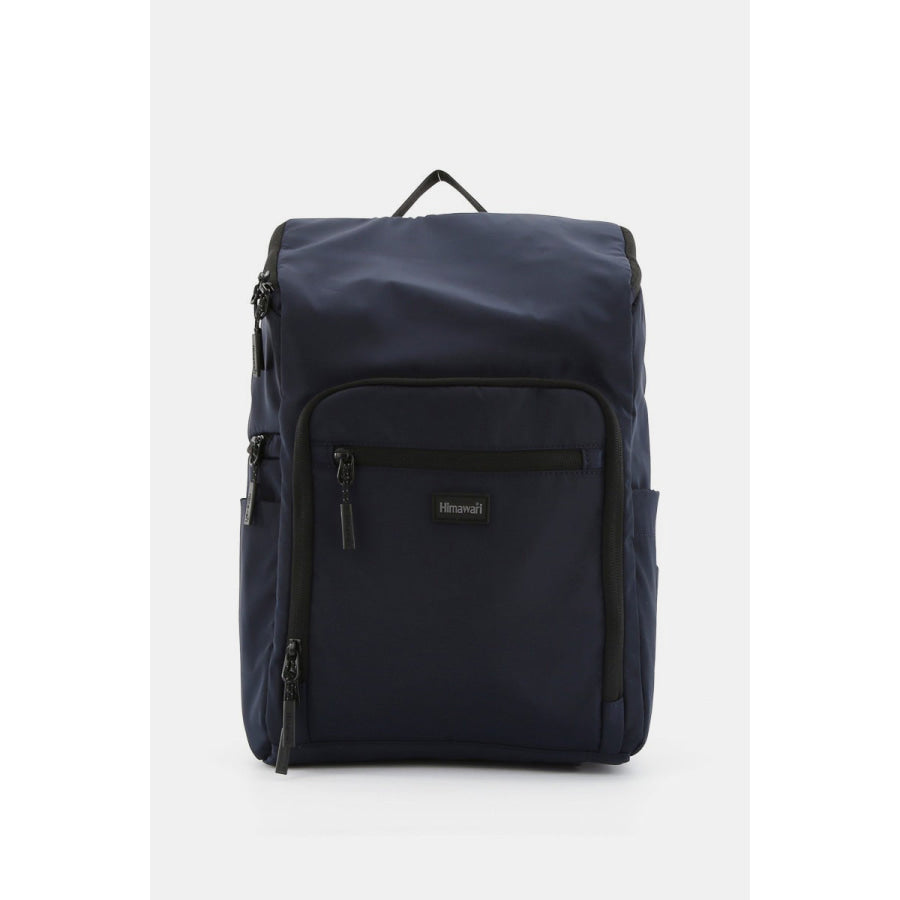 Himawari Nylon Waterproof Backpack Bag Navy / One Size Apparel and Accessories