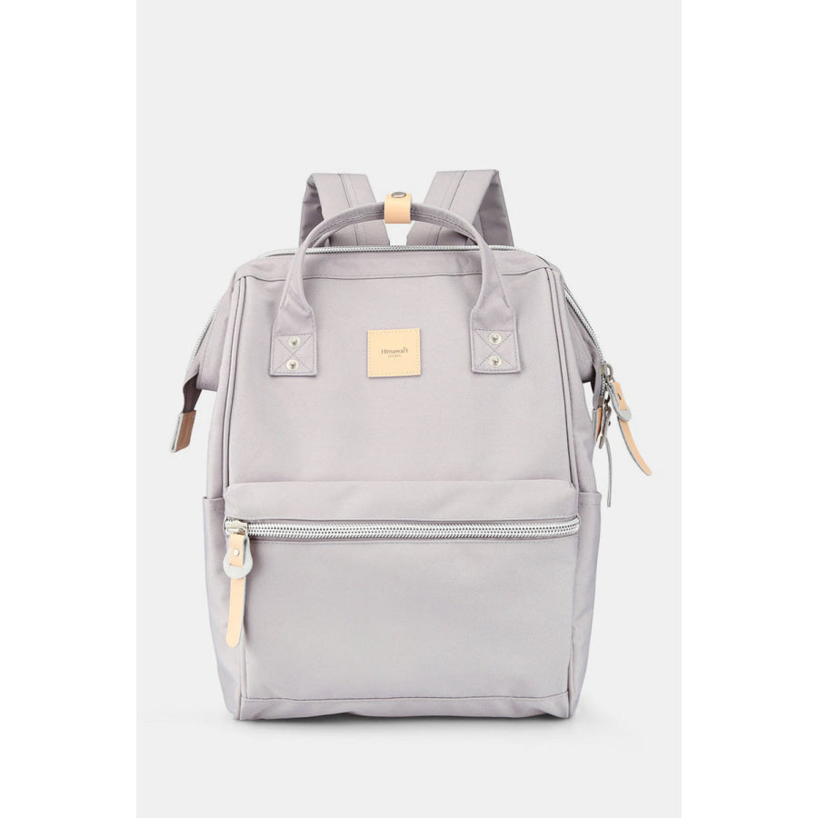 Himawari Water Resistant Canvas Backpack Bag with Side Pockets Light Lavender / One Size Apparel and Accessories