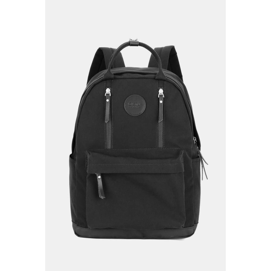 Himawari Waterproof Backpack Bag with Multilayer Pockets Black / One Size Apparel and Accessories