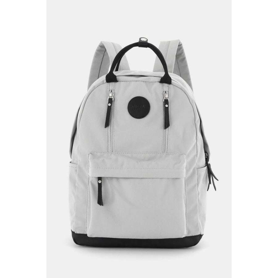 Himawari Waterproof Backpack Bag with Multilayer Pockets Gray / One Size Apparel and Accessories