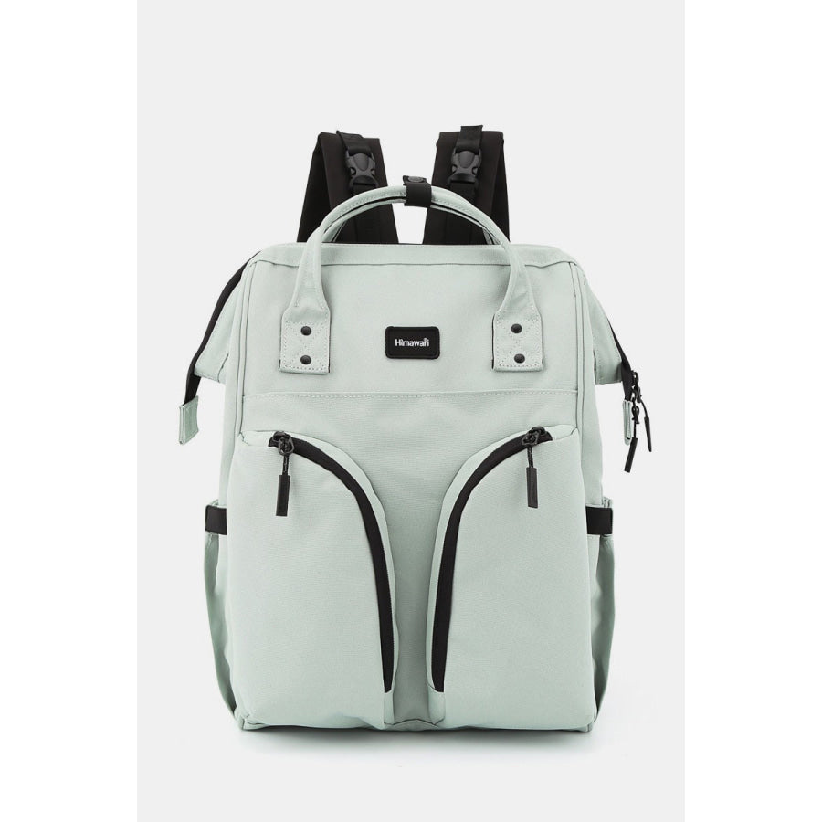 Himawari Waterproof Backpack Bag with Multilayer Pockets Mint / One Size Apparel and Accessories