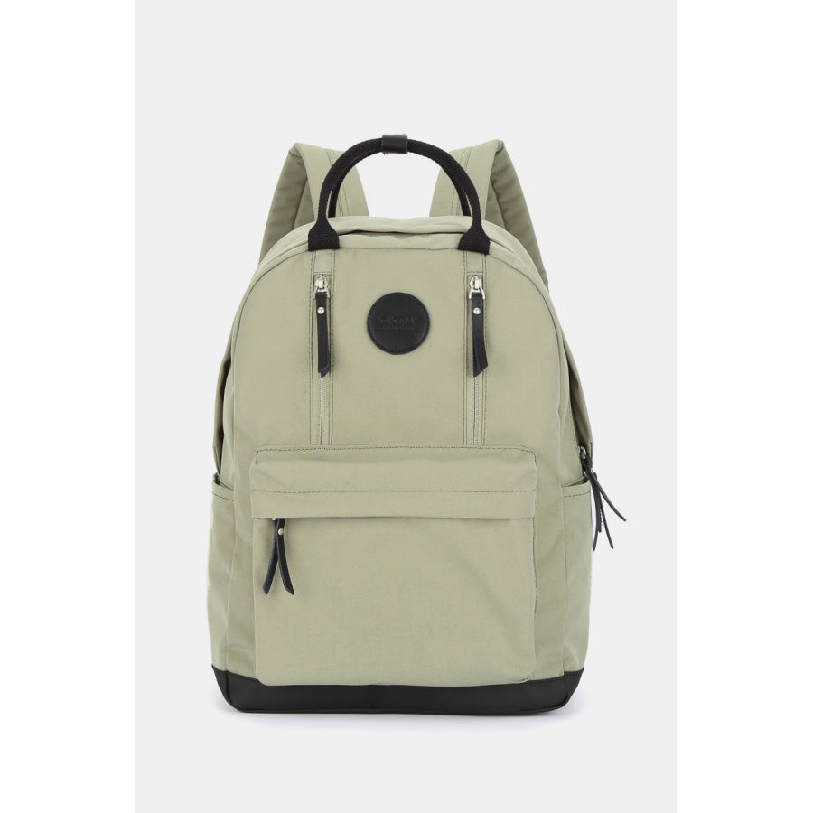 Himawari Waterproof Backpack Bag with Multilayer Pockets Olive / One Size Apparel and Accessories