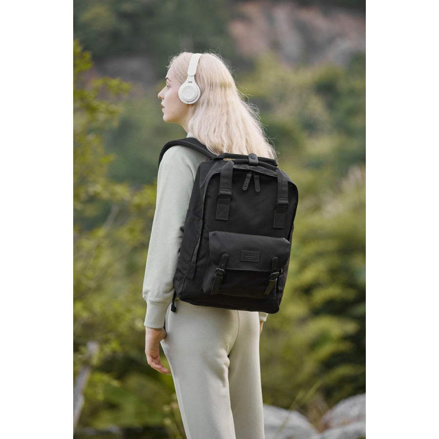 Himawari Waterproof Canvas Backpack Bag with Handles Apparel and Accessories