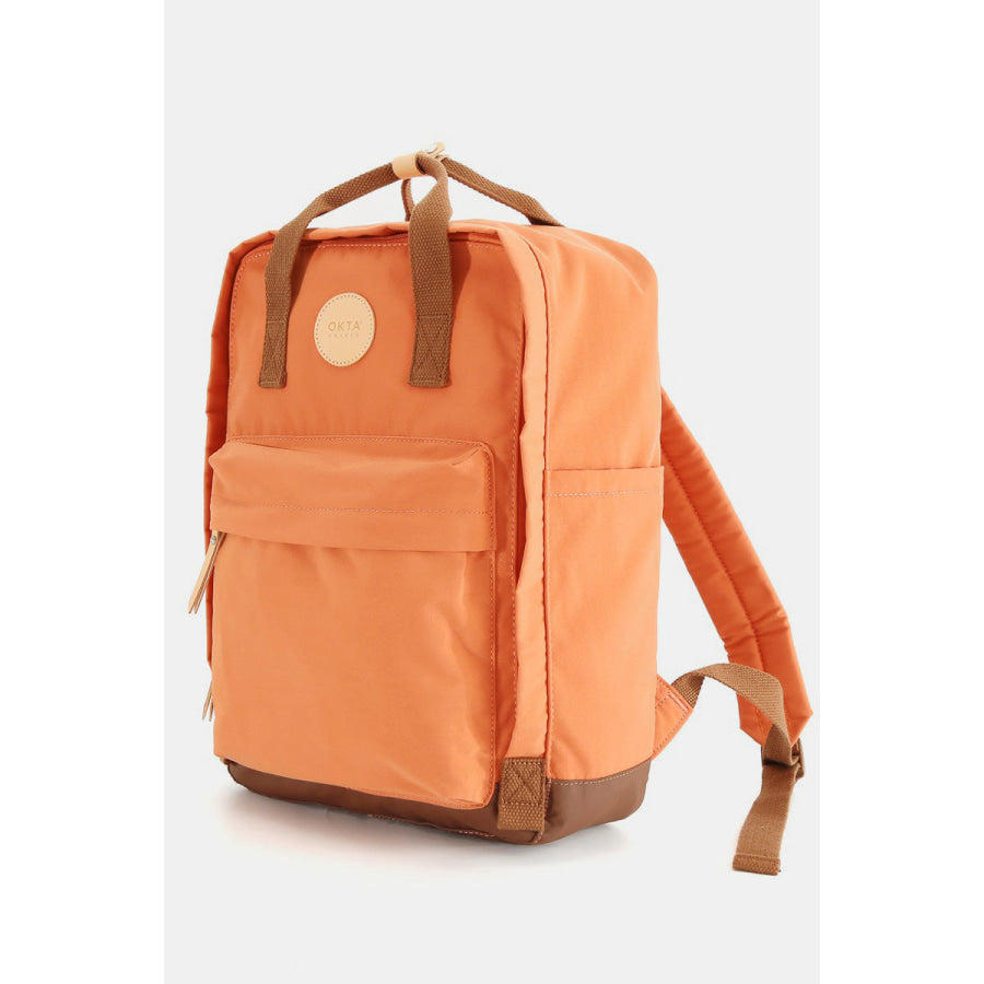 Himawari Waterproof Canvas Backpack Bag with Side Pockets Apparel and Accessories