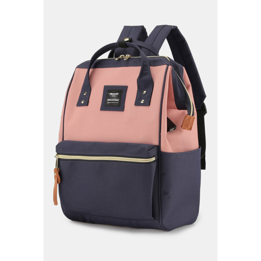 Himawari Waterproof Canvas Backpack Bag with Side Pockets Apparel and Accessories