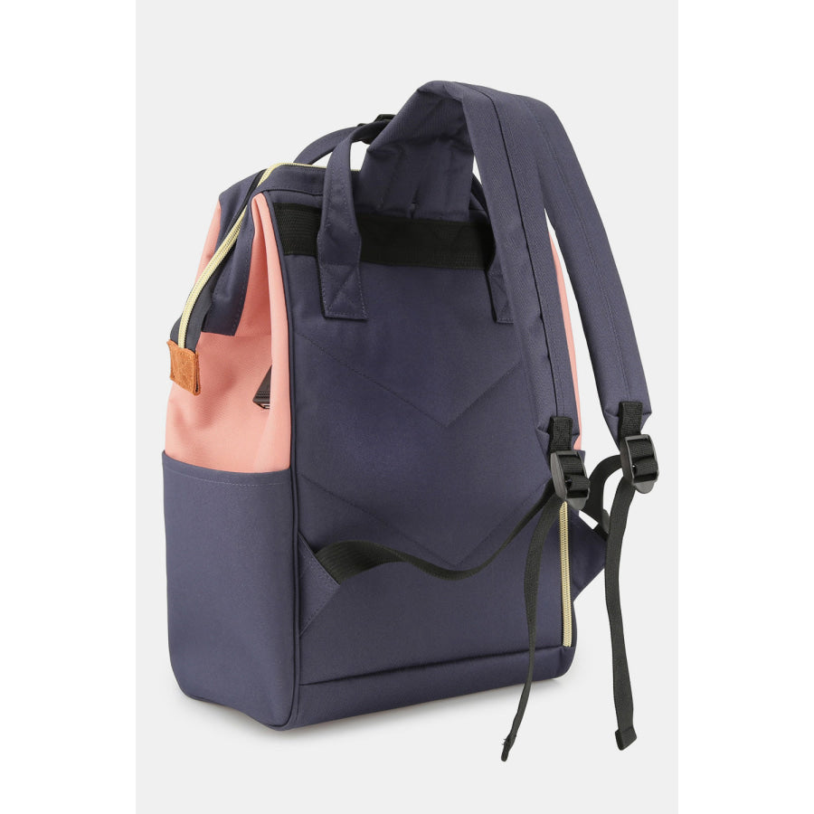 Himawari Waterproof Canvas Backpack Bag with Side Pockets Apparel and Accessories