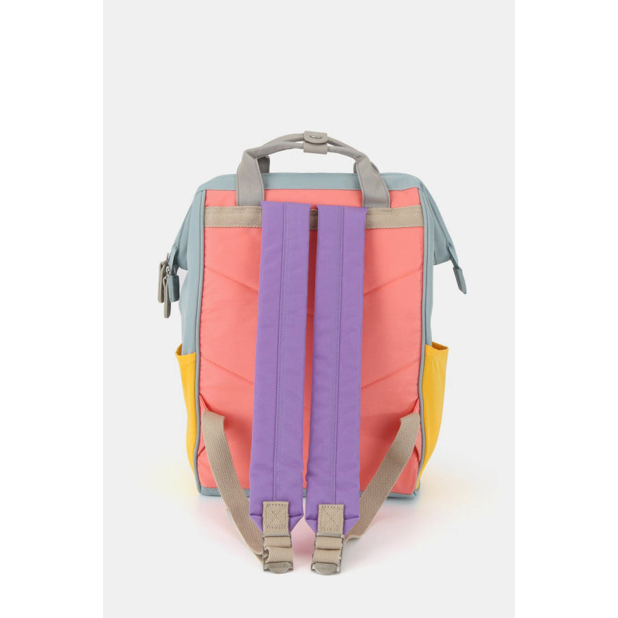 Himawari Waterproof Nylon Backpack Bag with Handles Apparel and Accessories