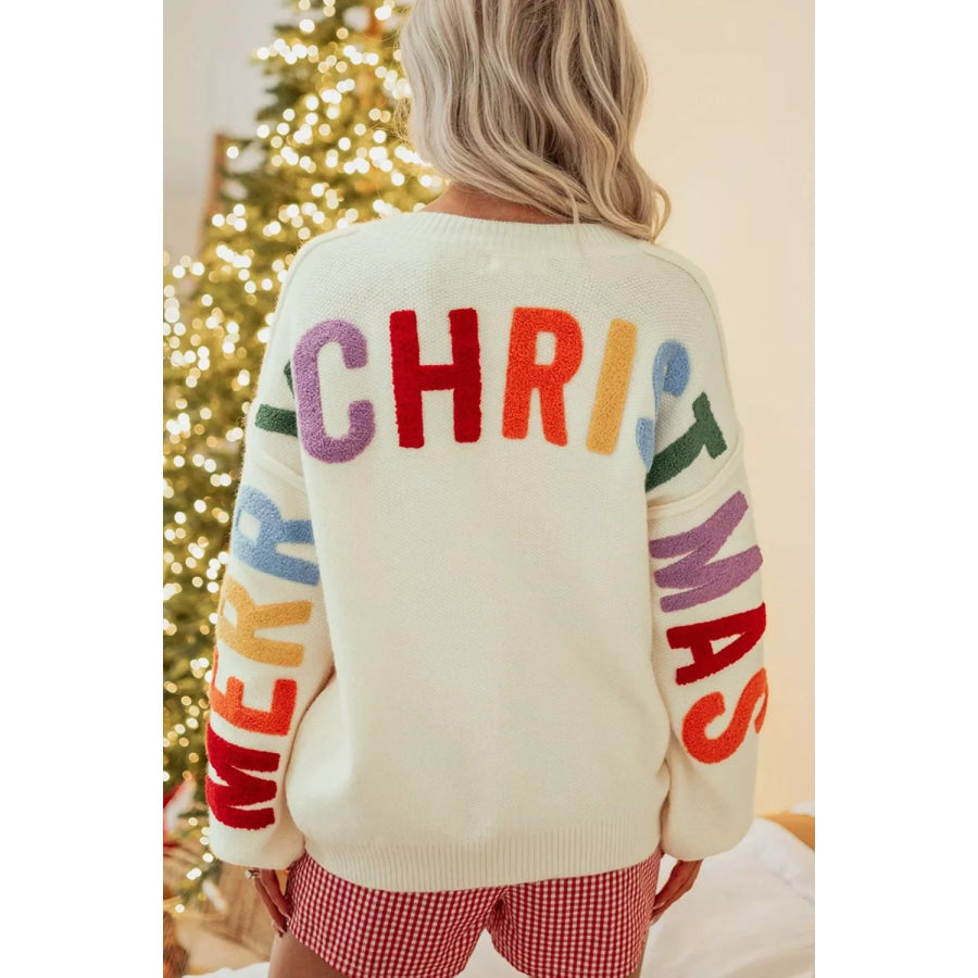 ’HO HO HO’ Button Up Knit Cardigan Apparel and Accessories