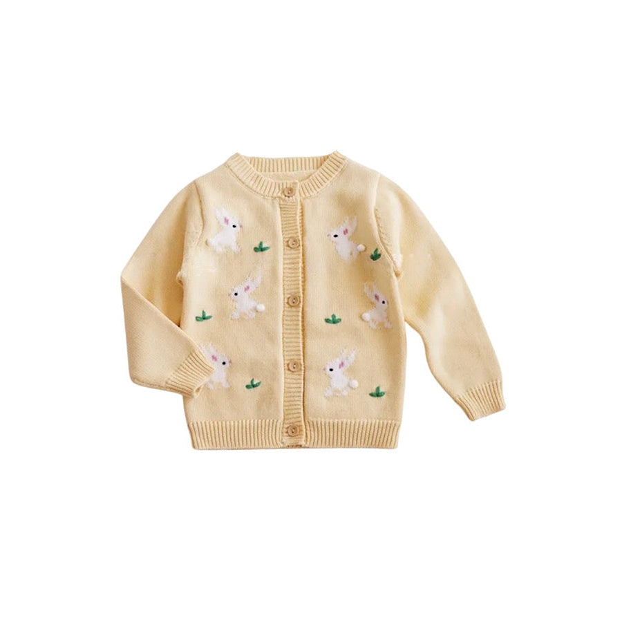 Hopping Along Yellow Kids Cardigan - ETA 2/9. WS 503 Other Outerwear