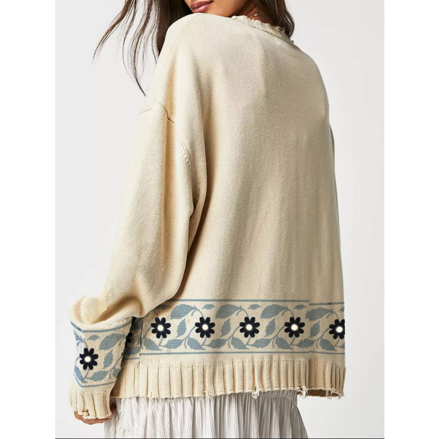 Horse Button Down Cardigan Apparel and Accessories