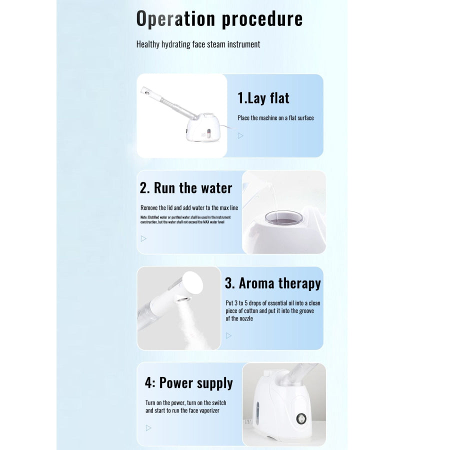 Hot Steaming Facial Beauty Device Apparel and Accessories