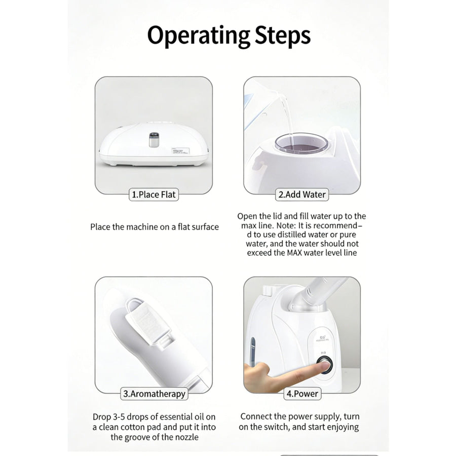 Hot Steaming Facial Beauty Device Apparel and Accessories