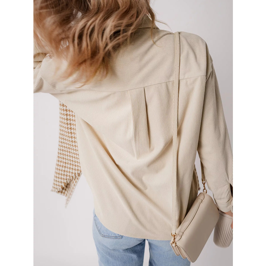 Houndstooth Button-Down Jacket Apparel and Accessories