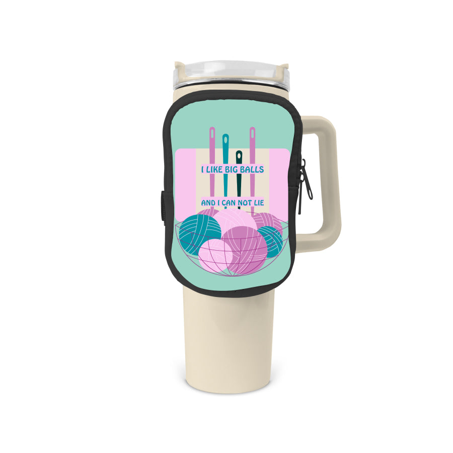 I Like Big Balls Zippered Pouch/Bag For 40oz Tumbler Tumbler